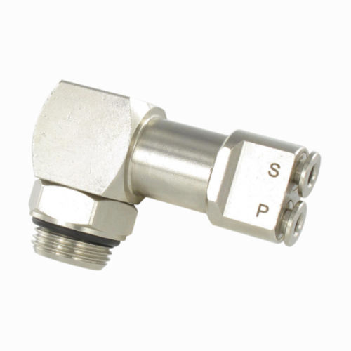 Raccordo con sensore di pressione - 1660  - SENGA - per aria compressa / ad avvitamento / push-in
