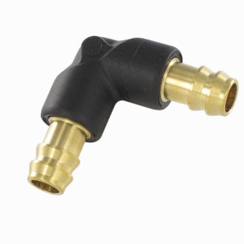 Raccordo scanalato - 1520 - SENGA - per aria compressa / filettato / gomito a 90°