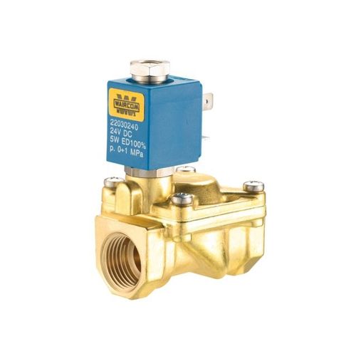 Elettrovalvola a 2 vie - W series - SENGA - NC / per acqua calda / aria