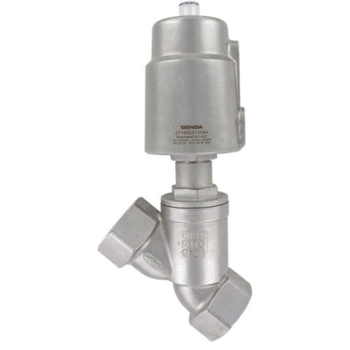 Valvola a sede inclinata - SERIE JF100 - SENGA - a otturatore / a comando pneumatico / per acqua