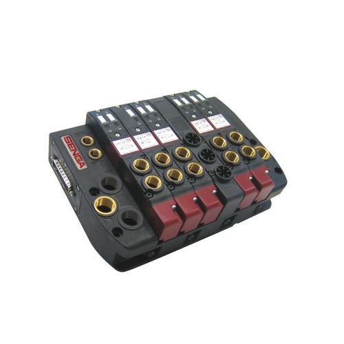 Isola di distribuzione pneumatico - SIM 150 series - SENGA - a comando elettrico / modulare / compatto