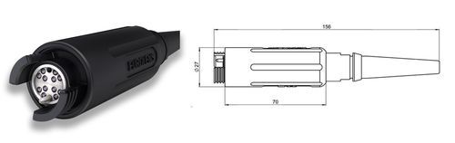 Connettore ottico - EUROLENS - Amphenol Precision Optics - in bronzo / in acciaio inossidabile / in alluminio