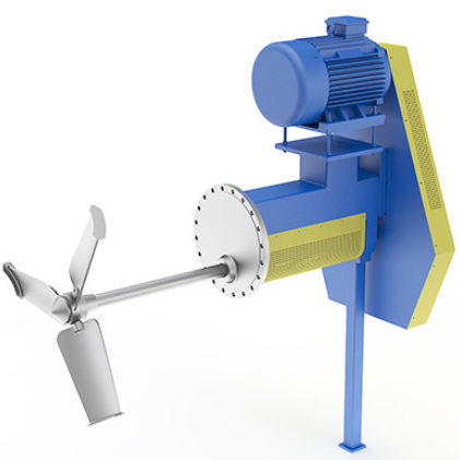 Agitatore per montaggio laterale - SK800B - SUNKAIER INDUSTRIAL TECHNOLOGY CO.,LTD. - dinamico / continuo / liquido/solido