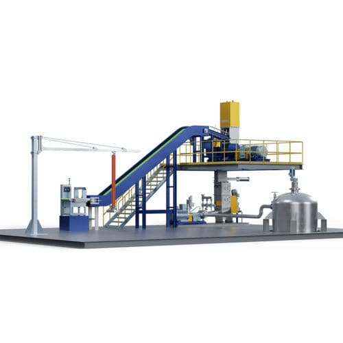 Mulino per trucioli - SUNKAIER INDUSTRIAL TECHNOLOGY CO.,LTD. - per gomma / a rotore / orizzontale