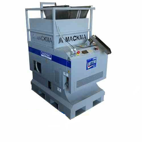Bricchettatrice di trucioli metallici - BTT50 - MACKMA - per polveri di molatura / per bricchetti cilindrici / idraulica