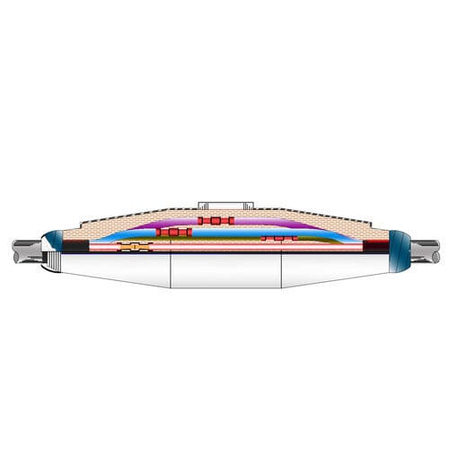 Giunto di derivazione blindato - ELCOSIGNAL GLS series - Elcon Megarad Spa - in resina / in resina di poliuretano / per cavo con isolamento in polimero