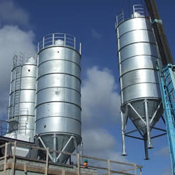 Silo a fondo conico - SP series - SCUTTI - per prodotti sfusi / in acciaio