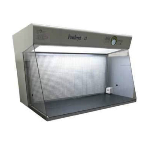 Cabina a flusso laminare orizzontale - POWDERJET series - ADS LAMINAIRE - aspirante / in acciaio inossidabile