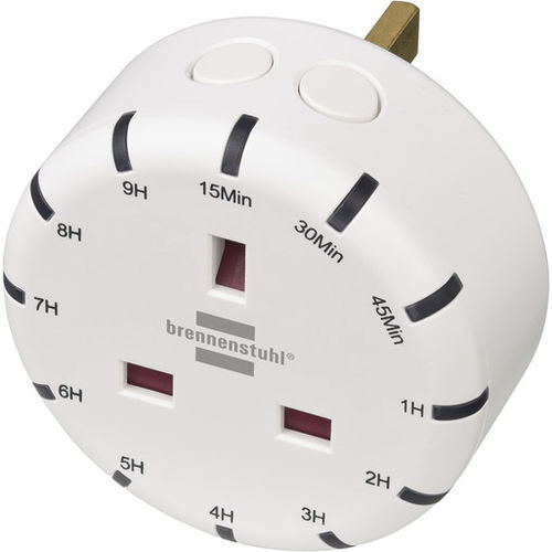 Temporizzatore elettronico - 1506133 - BRENNENSTUHL - di protezione / ad inserimento / display