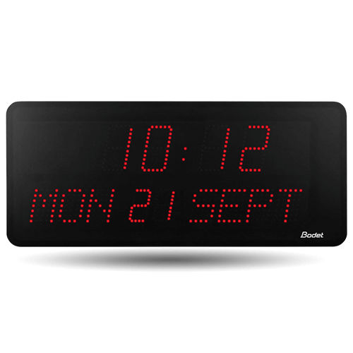 Orologio calendario - STYLE 10D - BODET TIME SPORT - a doppia faccia / da parete / LED