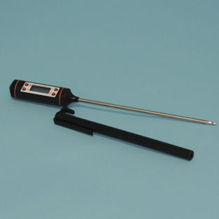 Termometro con sonda - KJJ004 - Auxilab - digitale / portatile / in acciaio inossidabile