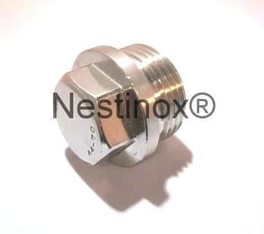 Tappo esagonale - Nestinox B.V. - filettato / in metallo