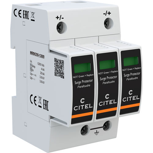 Scaricatore di sovratensione di tipo 2 - DDC50-21Y series - CITEL - contro le sovratensioni / alta energia / per alimentazione continua