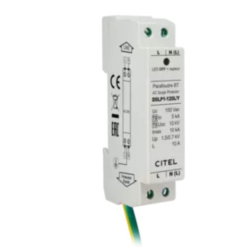 Scaricatore di sovratensione di tipo 3 - DSLP1-120L/Y - CITEL - di tipo 2 / classe I / per illuminazione a LED