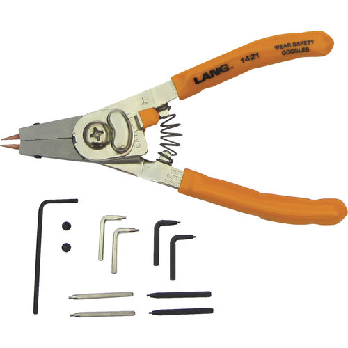 Pinza per anelli seeger - 1421 - Lang Tools