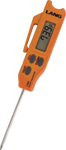 Termometro con sonda - 13800 - Lang Tools - max/min / magnetico / in acciaio inossidabile
