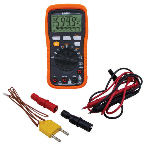 Multimetro digitale - 13811  - Lang Tools - portatile / 1000 V / 600 V