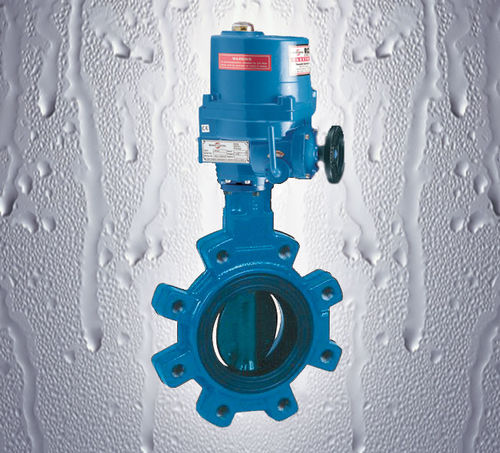 Valvola a farfalla - SYLAX® LUG series - Flomatic - con attuatore elettrico / per acque reflue / tipo lug