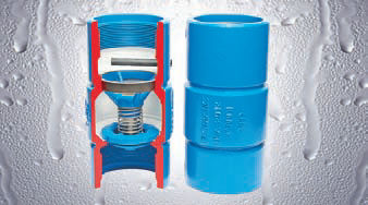 Valvola di ritegno a fungo - 80DIVFD - Flomatic - per acqua / in ghisa / a molla