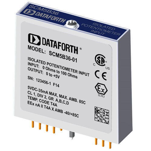 Modulo di ingresso per potenziometro - SCM5B36-01 - Dataforth Corporation
