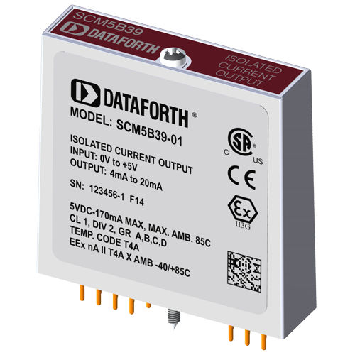 Modulo di uscita di corrente - SCM5B39-01 - Dataforth Corporation - analogico