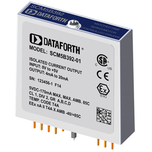 Modulo misto per servomotore - SCM5B392-01 - Dataforth Corporation - analogico / di corrente / di tensione