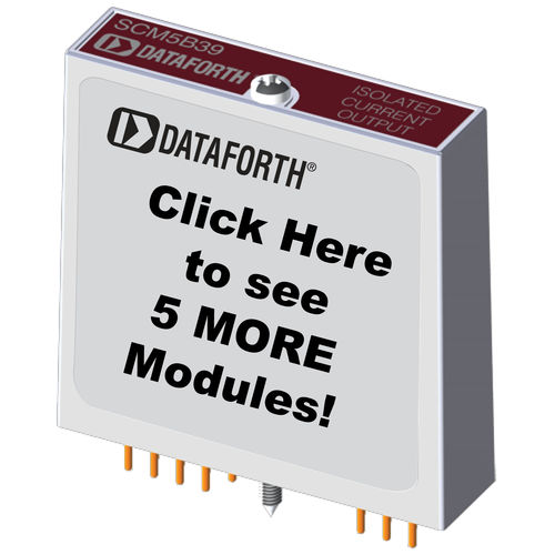 Modulo di uscita di corrente - SCM5B39 Series - Dataforth Corporation - analogico / per montaggio su piastra di circuito stampato