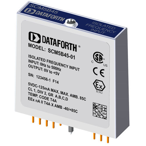 Modulo di ingresso di frequenza - SCM5B45-01 - Dataforth Corporation - per montaggio su piastra di circuito stampato / modulare