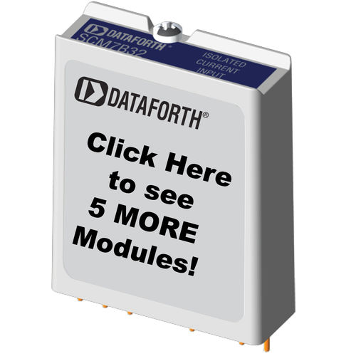 Modulo di ingresso di tensione - SCM7B33 Series - Dataforth Corporation - isolato