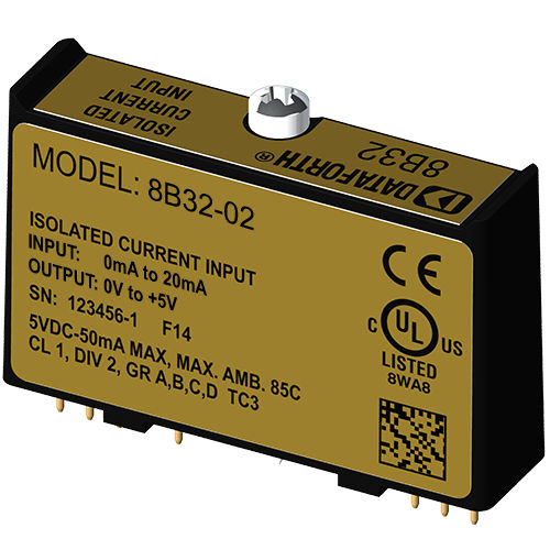 Modulo di ingresso di corrente - 8B32-02 - Dataforth Corporation