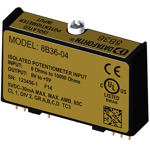 Modulo di trattamento del segnale di ingresso - 8B36-04 - Dataforth Corporation - per potenziometro