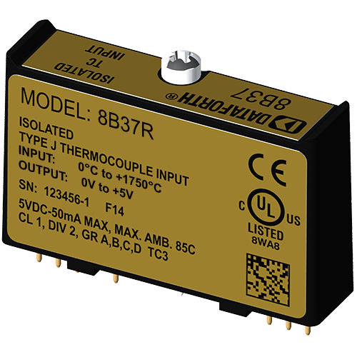 Modulo di trattamento del segnale di ingresso - 8B37R - Dataforth Corporation - per  termocoppia / in miniatura