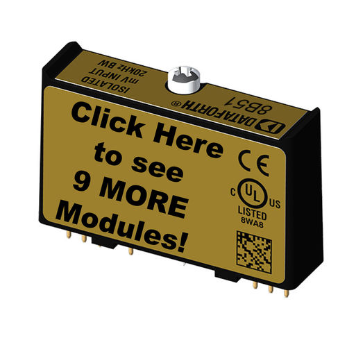Modulo di trattamento del segnale di ingresso - 8B47x-xx Series - Dataforth Corporation - per  termocoppia / di linearizzazione