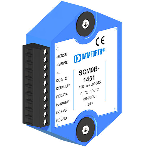 Modulo di trattamento del segnale da sensore a computer - SCM9B-1451 - Dataforth Corporation - di ingresso / di uscita / per termistore