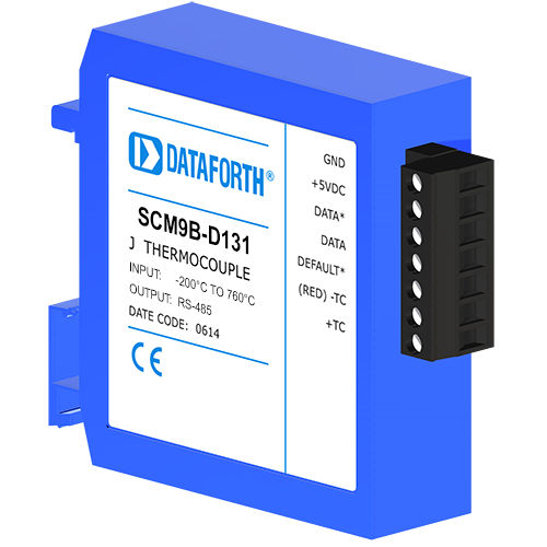 Modulo di trattamento del segnale su guida DIN - SCM9B-D131 - Dataforth Corporation - di ingresso / per  termocoppia / da sensore a computer
