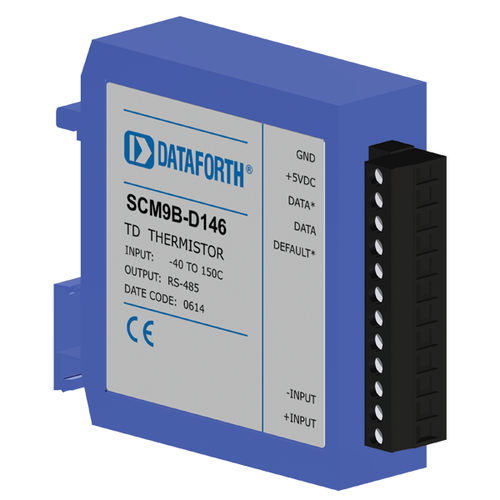 Modulo di trattamento del segnale su guida DIN - SCM9B-D146 - Dataforth Corporation - di ingresso / per termistore / da sensore a computer
