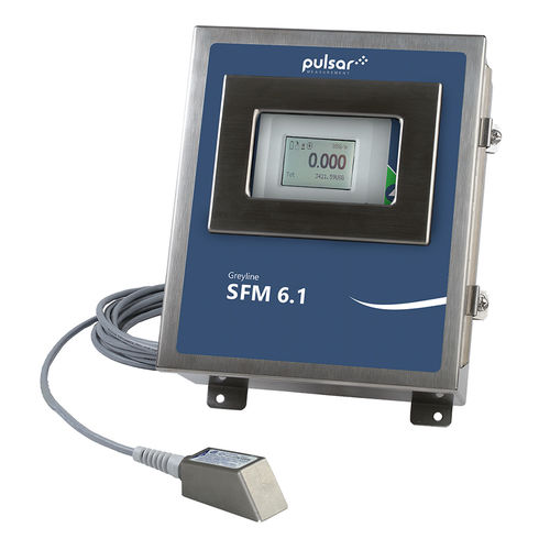 Misuratore di portata di fango liquido - SFM 6.1 - Pulsar Measurement - a ultrasuoni ed effetto Doppler / volumetrico / clamp-on