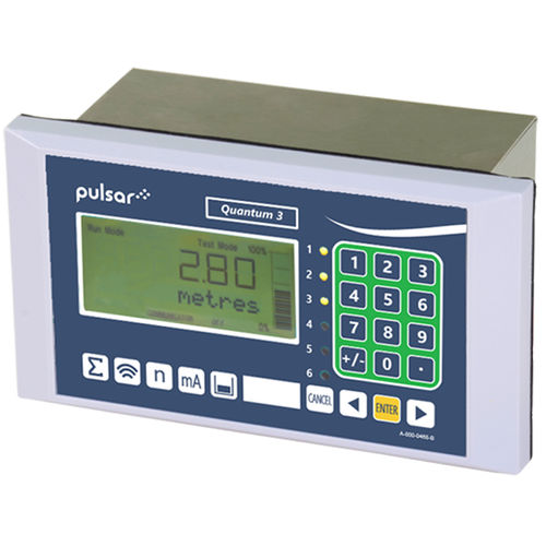 Controllore di stazione di pompaggio con allarme integrato - Quantum 3 - Pulsar Measurement - per la gestione di pompe / con reinizializzazione di pompa automatica / di ultrasuoni