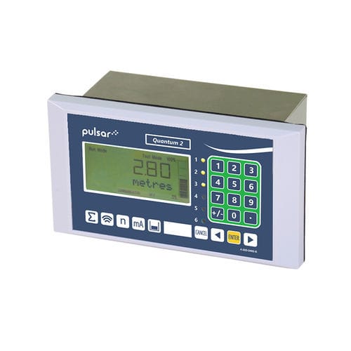 Controllore di stazione di pompaggio con allarme integrato - Quantum 2 - Pulsar Measurement - per la gestione di pompe / con reinizializzazione di pompa automatica / di ultrasuoni