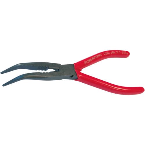 Pinza a becco piatto - D22C NI - DERANCOURT - semitonda / a testa curva / a testa lunga