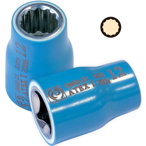 Bussola per chiave a cricchetto - G442 12P series - DERANCOURT - antiscintille