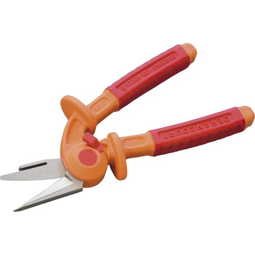 Pinza tronchese - DCF-IS - DERANCOURT - per cavo / isolata