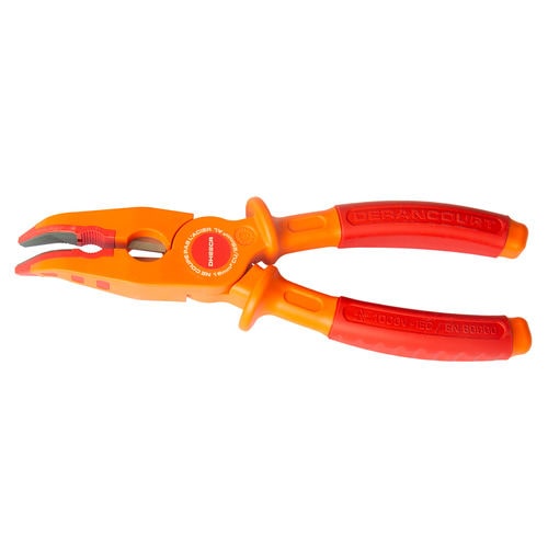 Pinza a becco lungo - DH22CR - DERANCOURT - per dispositivi elettronici / isolata