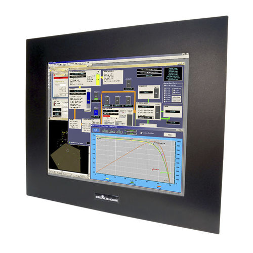 Monitor LCD - SV-1901-PM - Stealth - touch screen / industriale / 19"