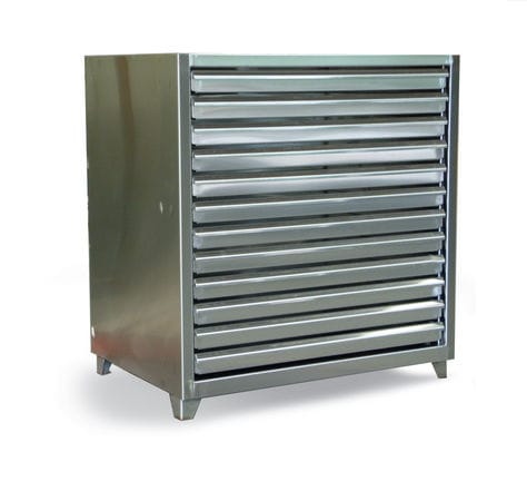 Armadio di stoccaggio - 4.24.2-360-12DB-SS - Stronghold - a pavimento / multi-cassetti / in acciaio inossidabile