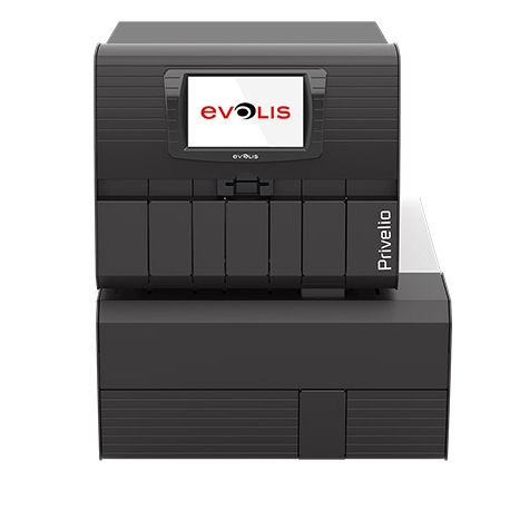 Stampante di carte - Privelio XT - EVOLIS - a trasferimento termico / da ufficio / a colori