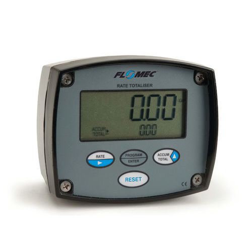 Indicatore totalizzatore di portata - RT40  - FLOMEC - display LCD / per pannelli / a distanza