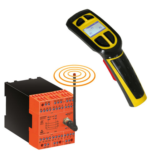 Sistema radio di arresto di emergenza - SAFEMASTER W | Zustimmtaster - DOLD