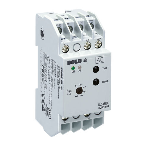 Controllore di isolamento per rete AC - IL 5880 - DOLD - su guida DIN / per generatore