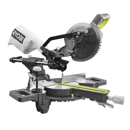 Troncatrice angolare - RMS18190-0 - RYOBI - per legno / compatta / con unità di scorrimento